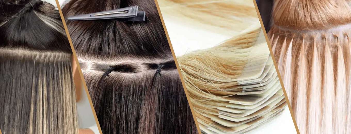 Varias modelos com métodos de MegaHair